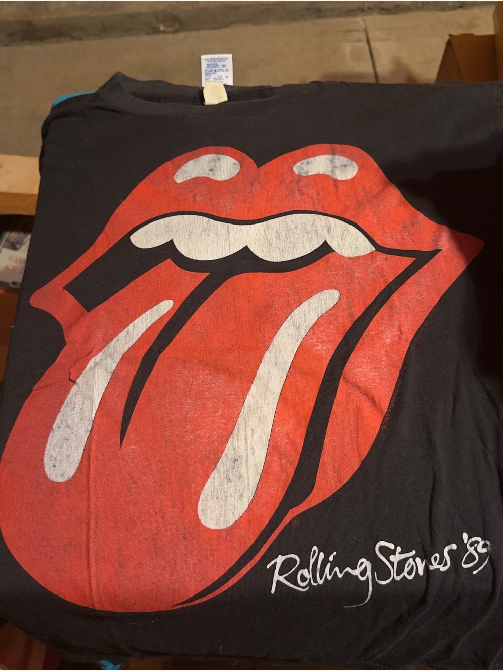 Vintage 1989 Stones Concert tee The North American tour